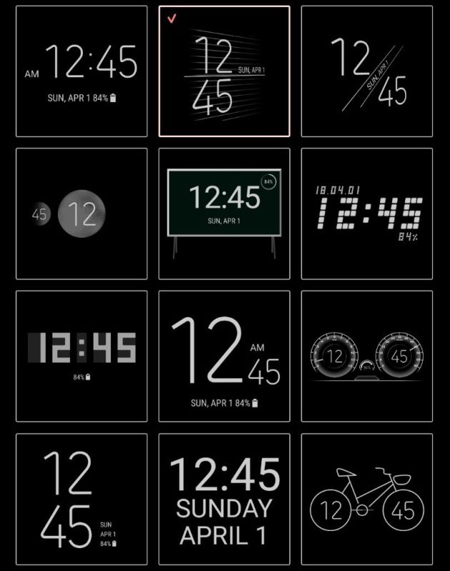 Samsung’s AlwaysOn Display Gets 30 New Watch Faces