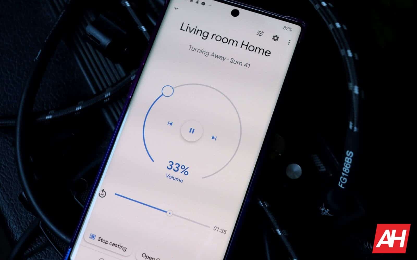 New Home Media Cast Control UI Steps Away From Boring White Design