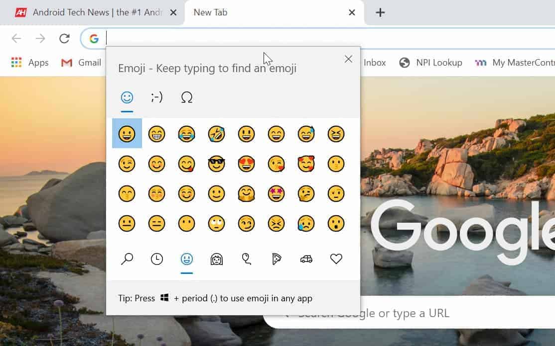 How To Use Emoji Anywhere In Chrome Or A Chromebook