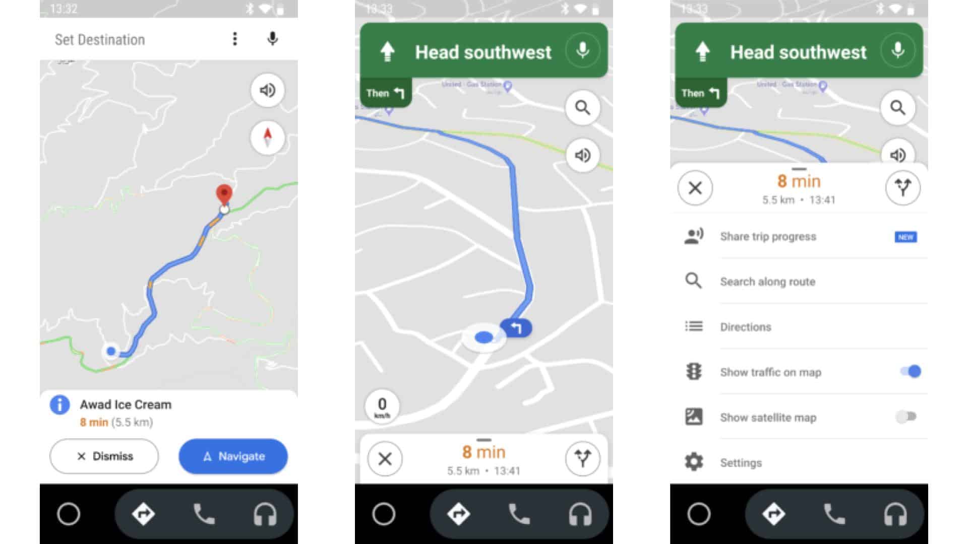 Google Maps Gains A Sleeker Interface, Better Android Auto Support