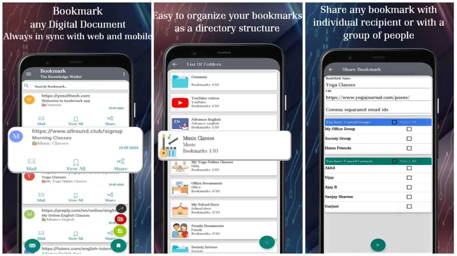 Best Bookmark Manager Android apps updated December 2022