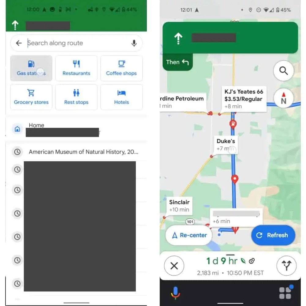 How To Find Gas & Other Stops On Your Google Maps Route LaptrinhX