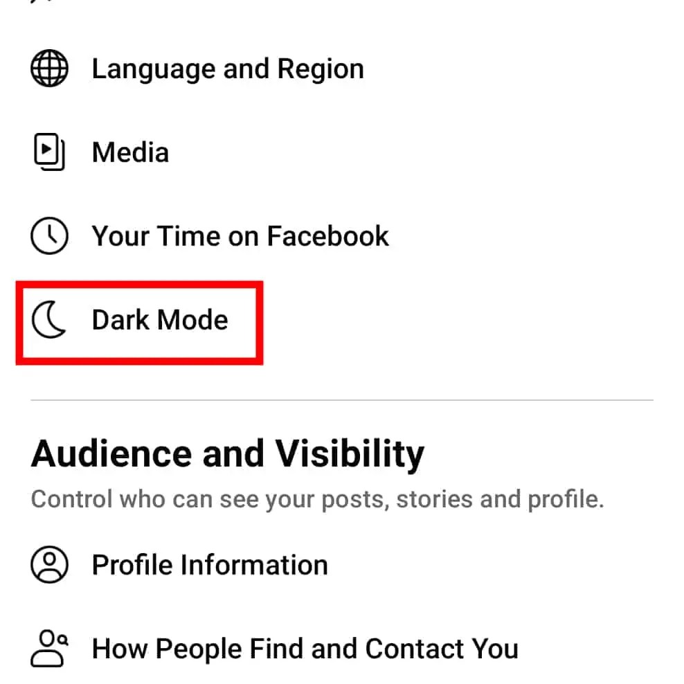 How To Enable Dark Mode On Facebook