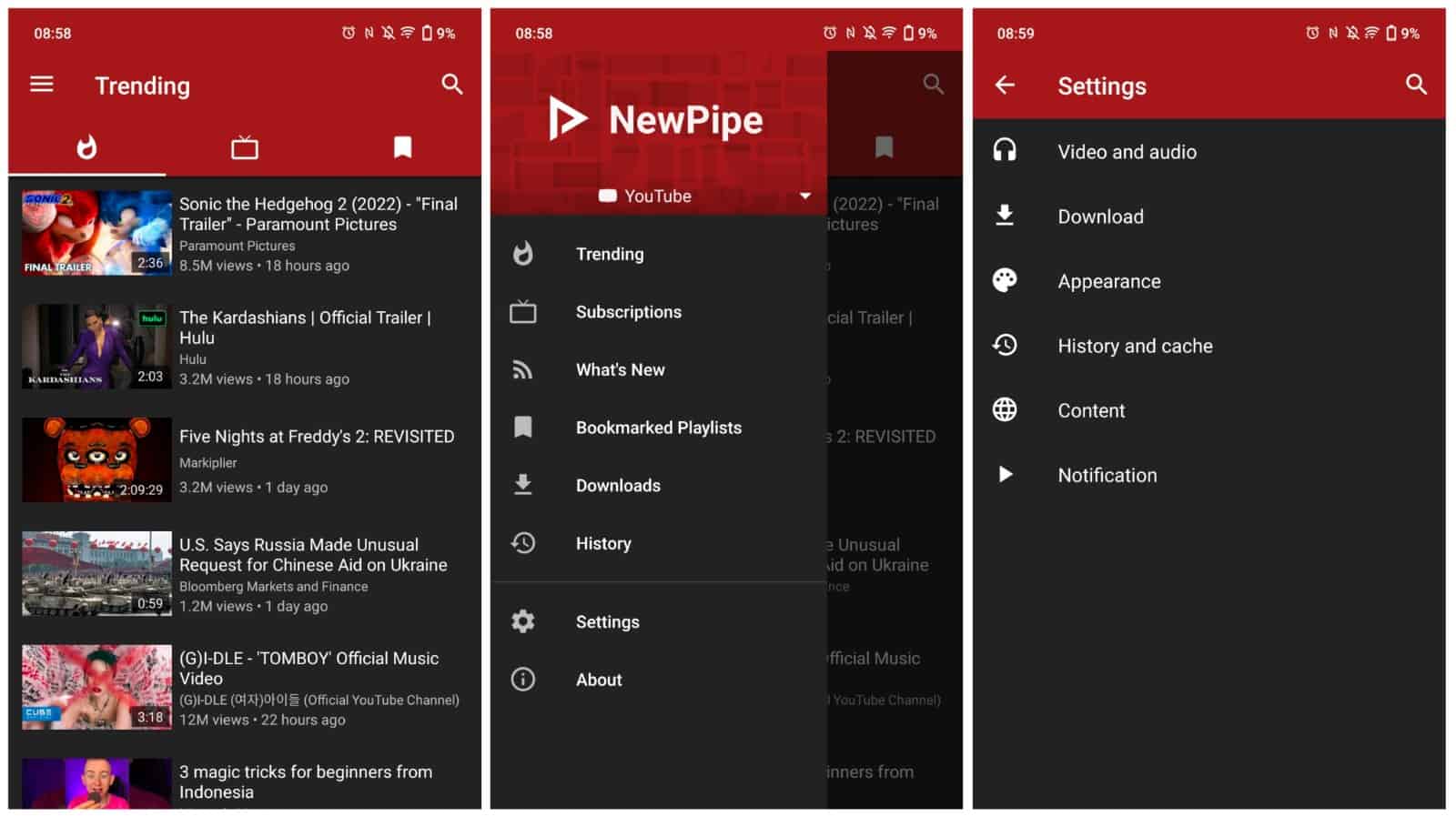 Top 9 Best YouTube Vanced App Alternatives For Android