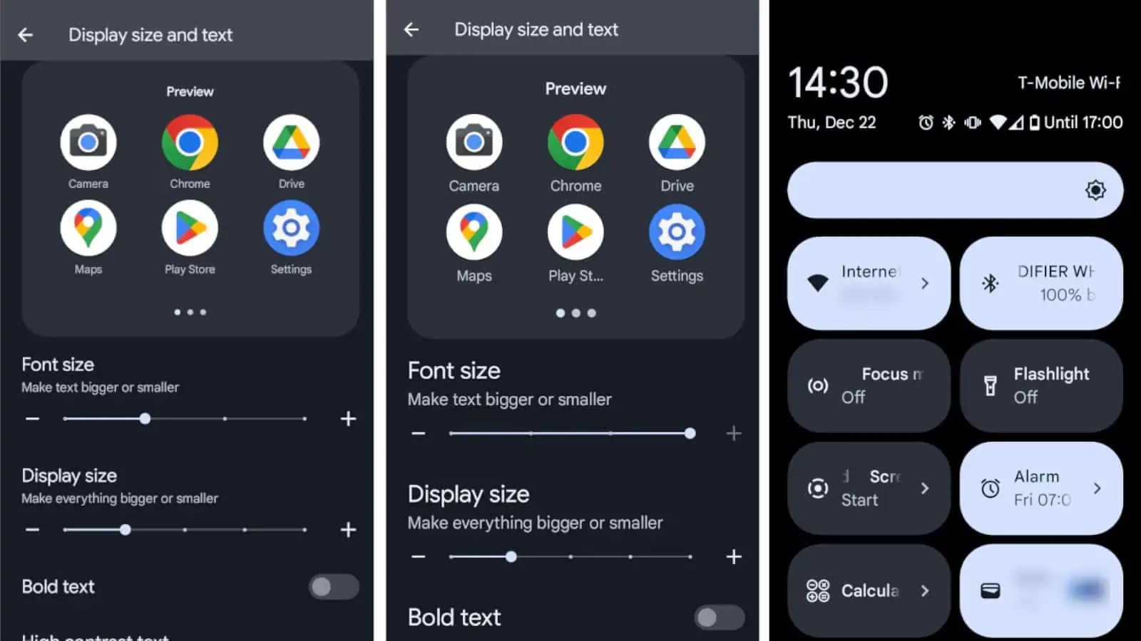 How to change the font size in Android