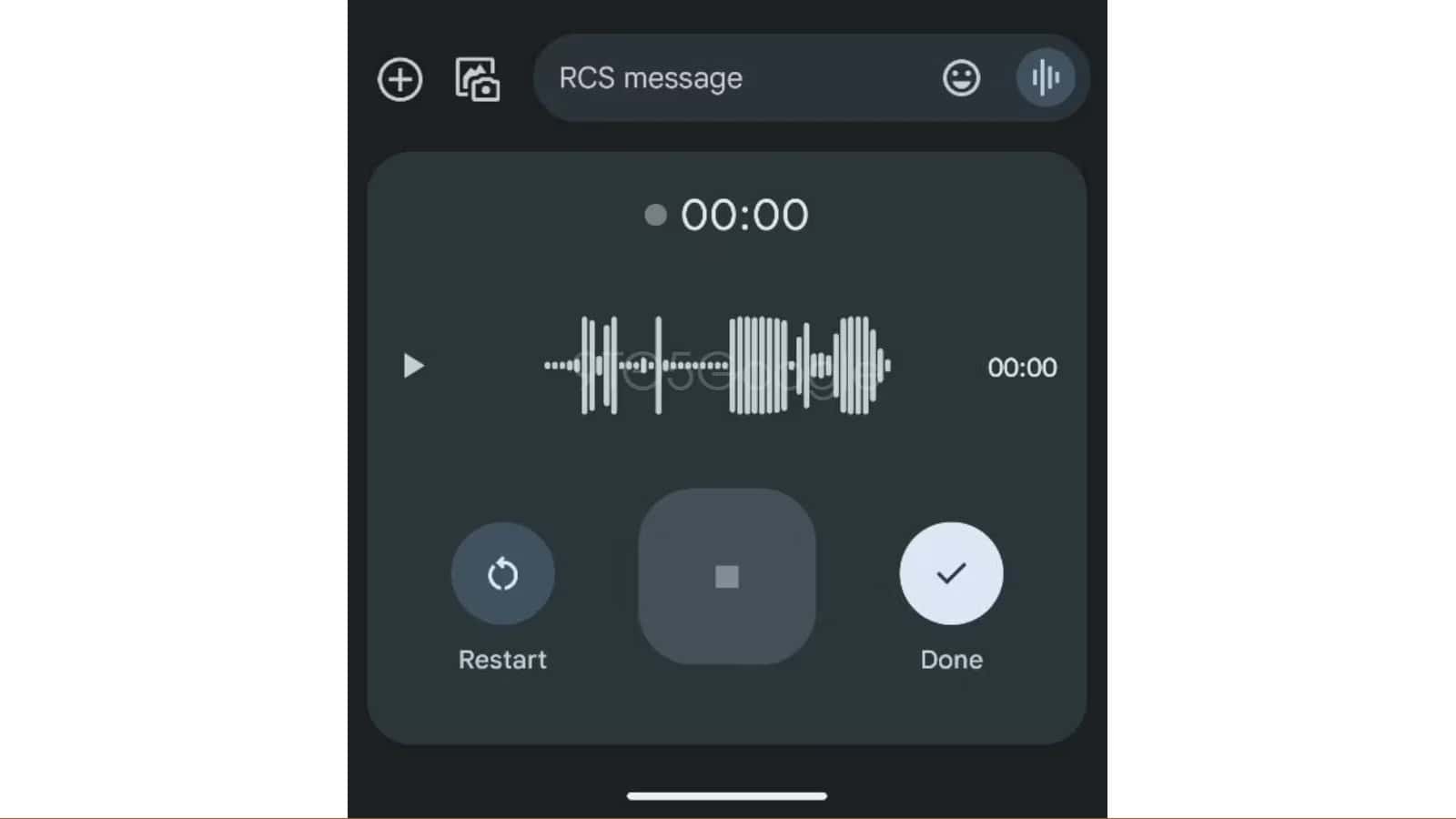 Here's the new Google Messages voice recorder