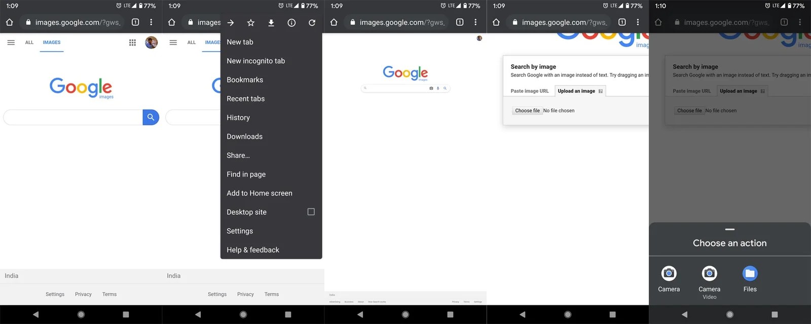 Different Ways to do Google Reverse Image Search on Android mobiles and Different Ways to do Google Reverse Image Search on Android mobiles and