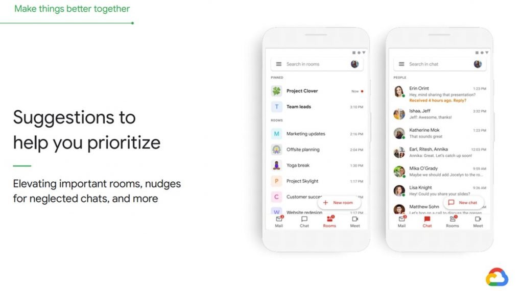 Google Docs, Chat and Meet integration Coming to Gmail