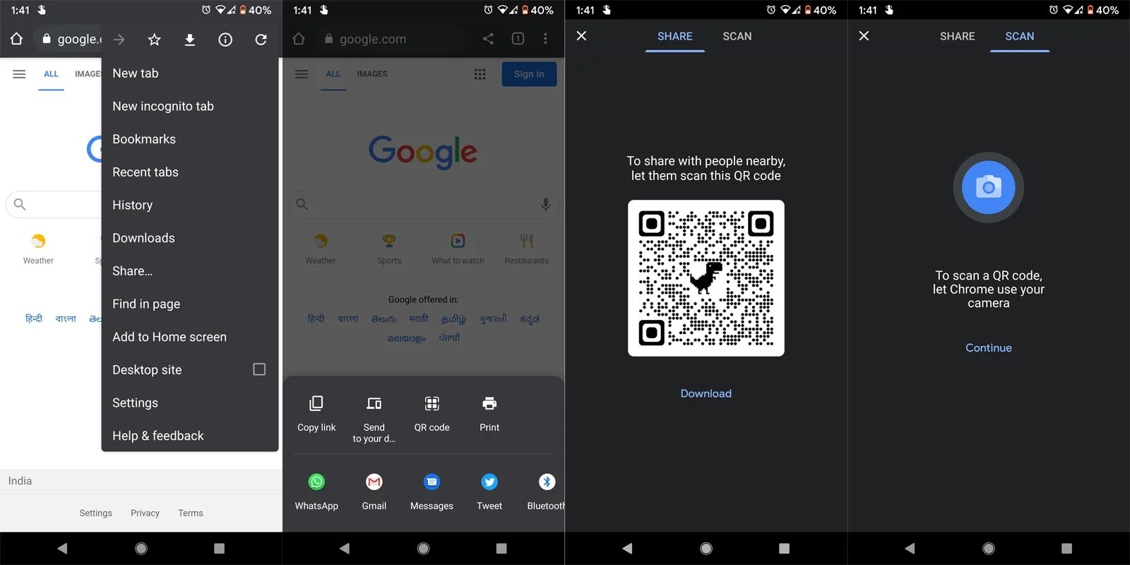 Google Chrome 85 released with QR Code Generator, Tabs Group and PDF