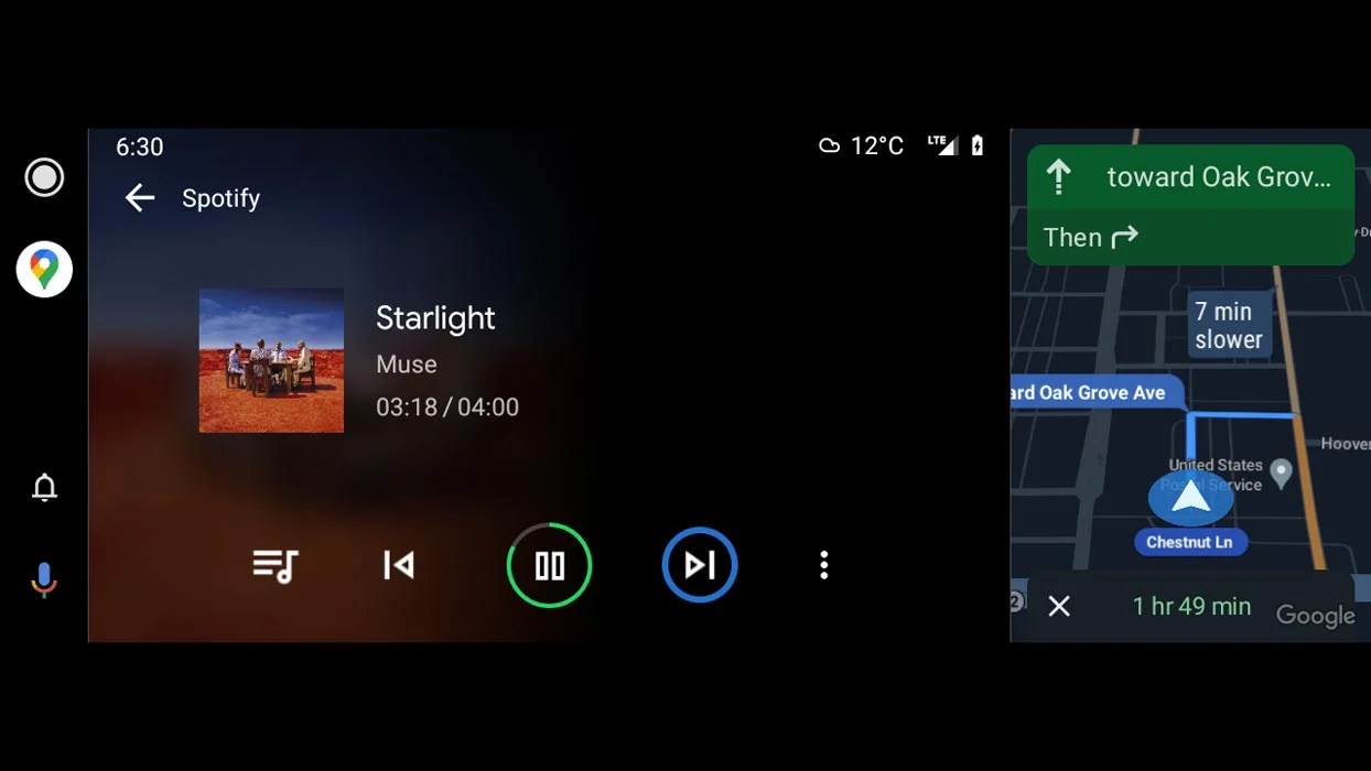 Split Screen comes to Android Auto with Wide Screen Displays Android
