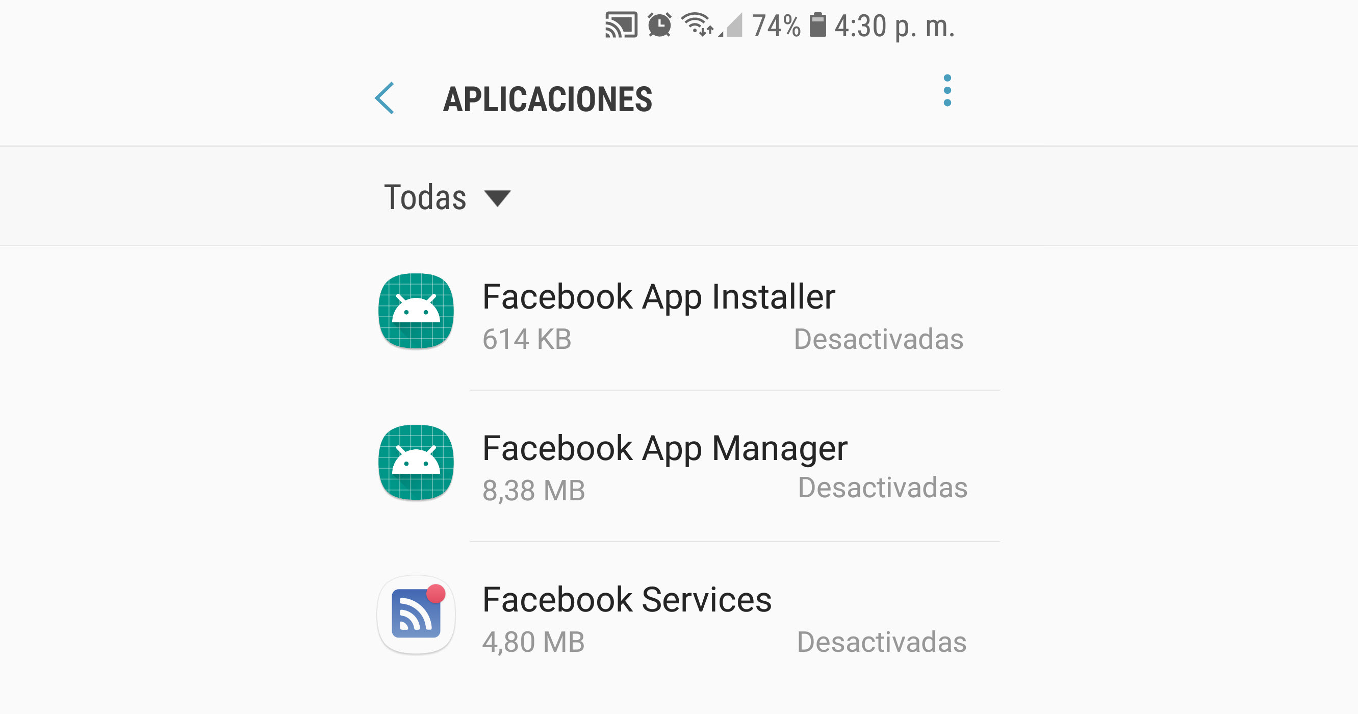 Facebook App Manager o por qué Facebook se actualiza solo