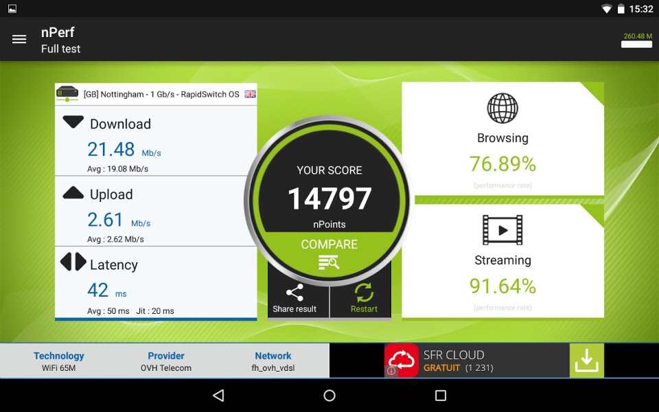 nPerf krachtige app om je te meten