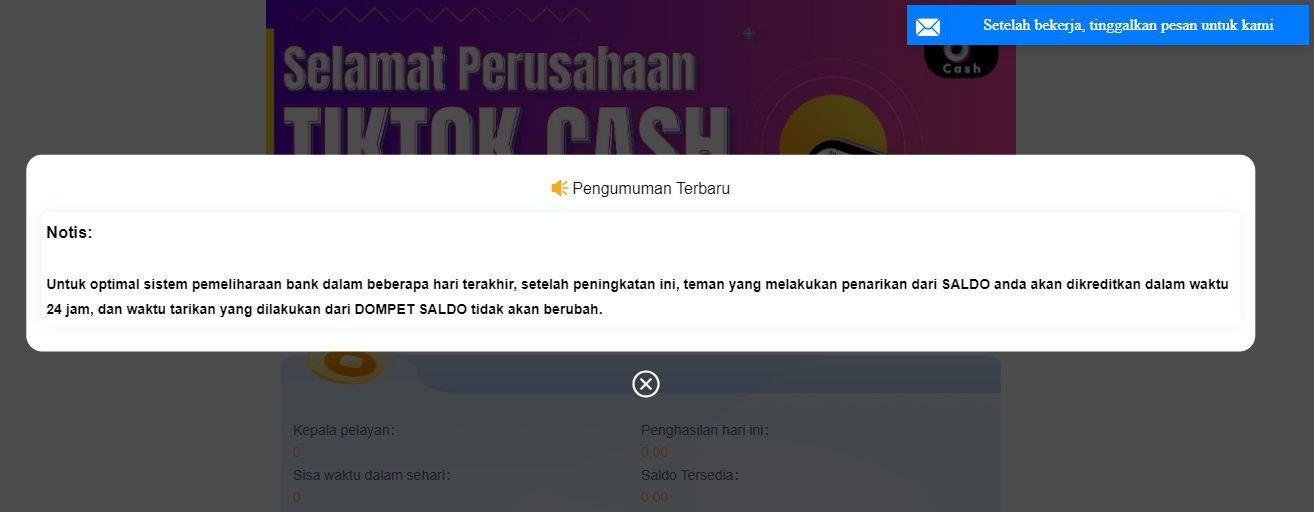 Waspada! Aplikasi TikTok Cash Pengahasil Uang Tapi Harus Berbayar