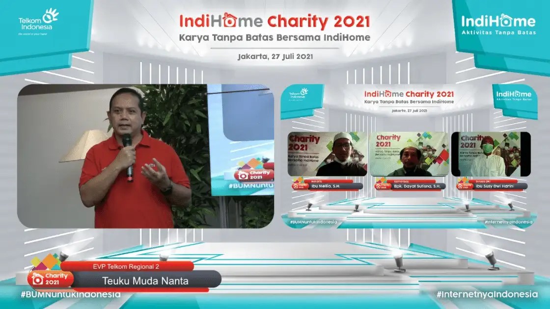 IndiHome Charity Alokasikan Bantuan Hingga Rp420 juta di