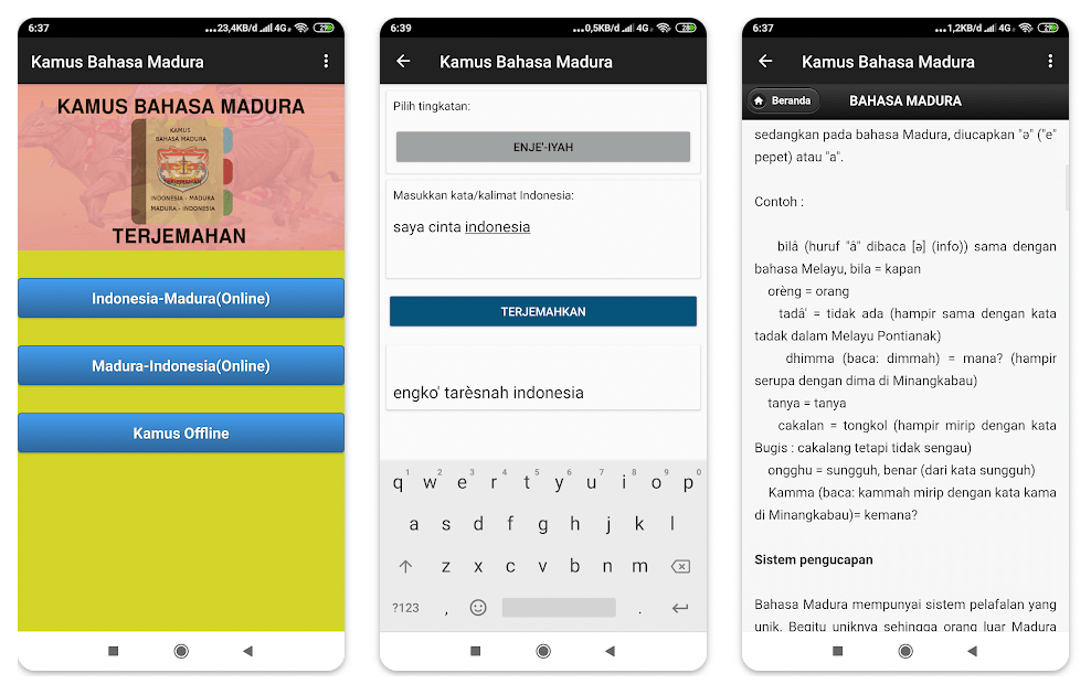 Mudah Translate Bahasa Madura ke Indonesia!