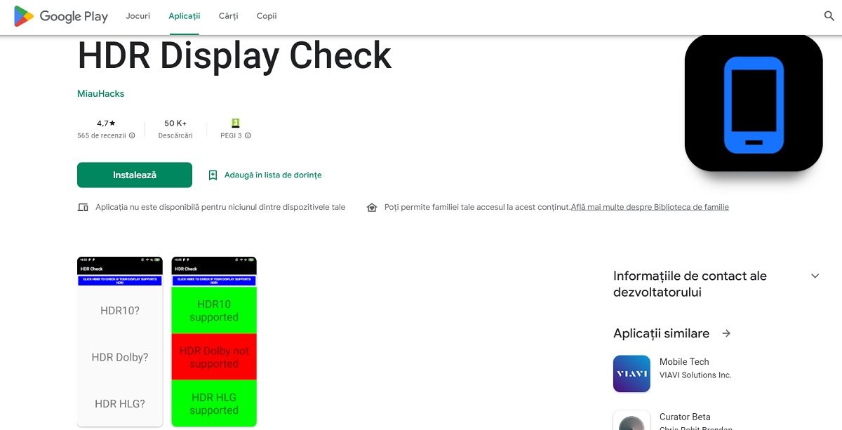 Asa verifici daca telefonul tau are display compatibil HDR10