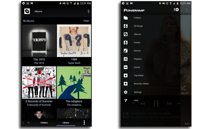 El reproductor de música PowerAmp lanza una alfa pública con un nuevo