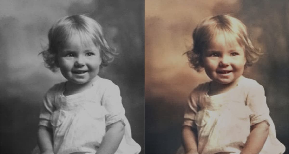 Colorize old analog photos with the Colorize app Bullfrag