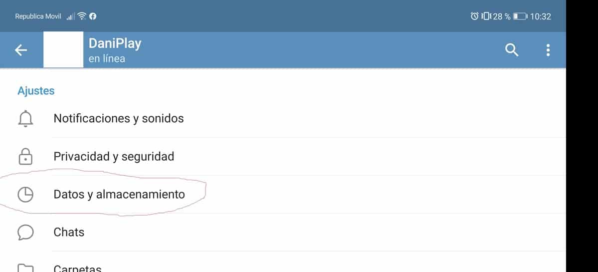 Телеграм как изменить место хранения