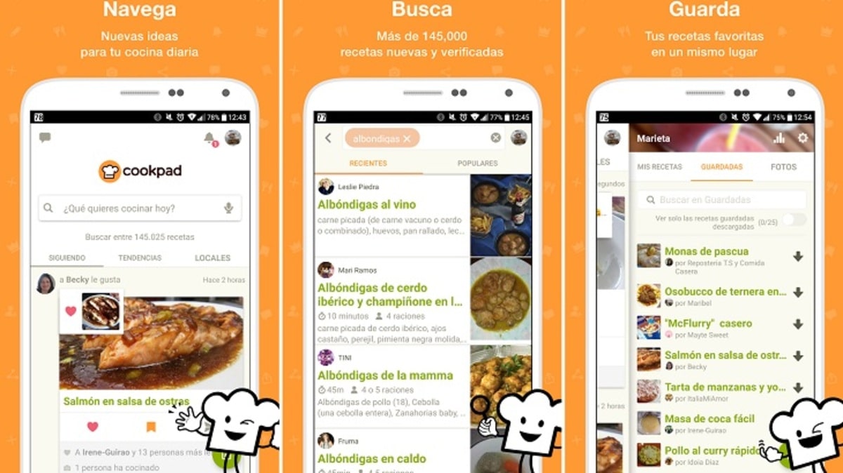 Las 9 mejores aplicaciones de recetas de cocina para Android Androidsis