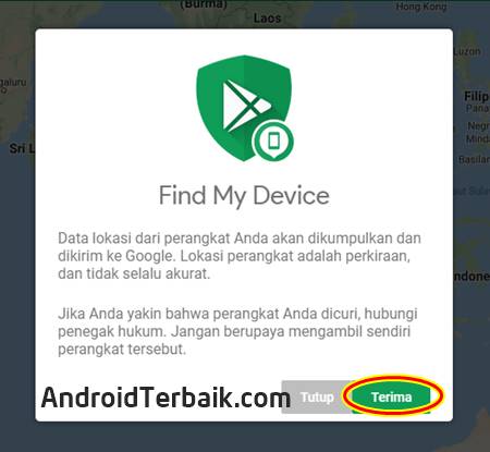 Cara Sign In Android Device Manager di Laptop Lacak Lokasi HP Hilang