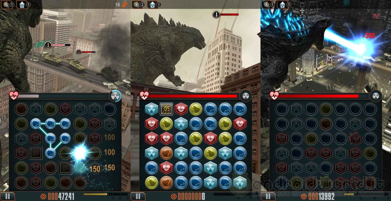 Godzilla Smash 3, il puzzle game ufficiale di Godzilla