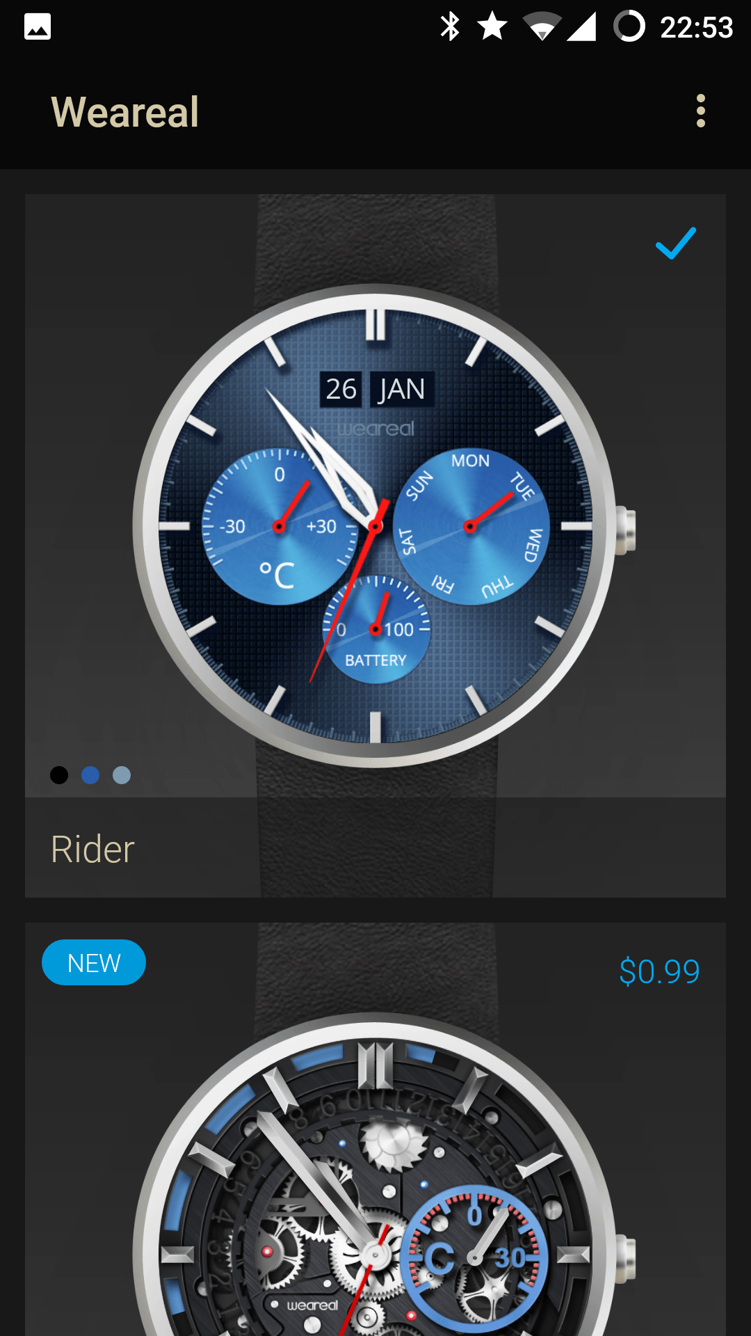 Rendete più realistico il vostro smartwatch con le watch face Weareal