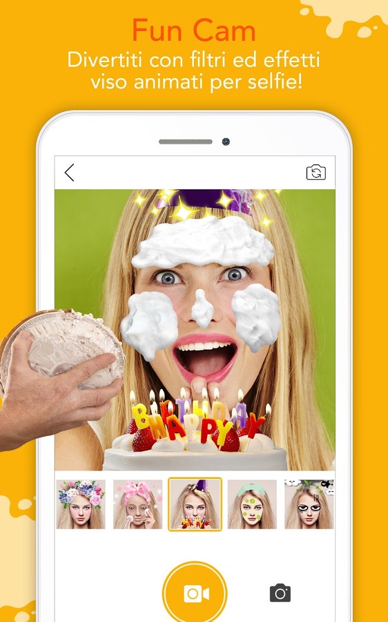 YouCam Fun un'app per selfie animati e divertenti (foto) Foto 2 di 7