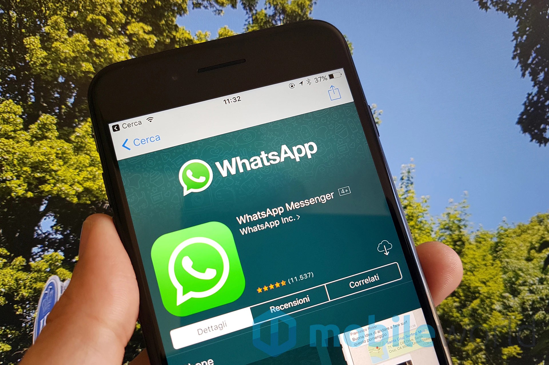 Su WhatsApp si può usare la fotocamera grandangolare di