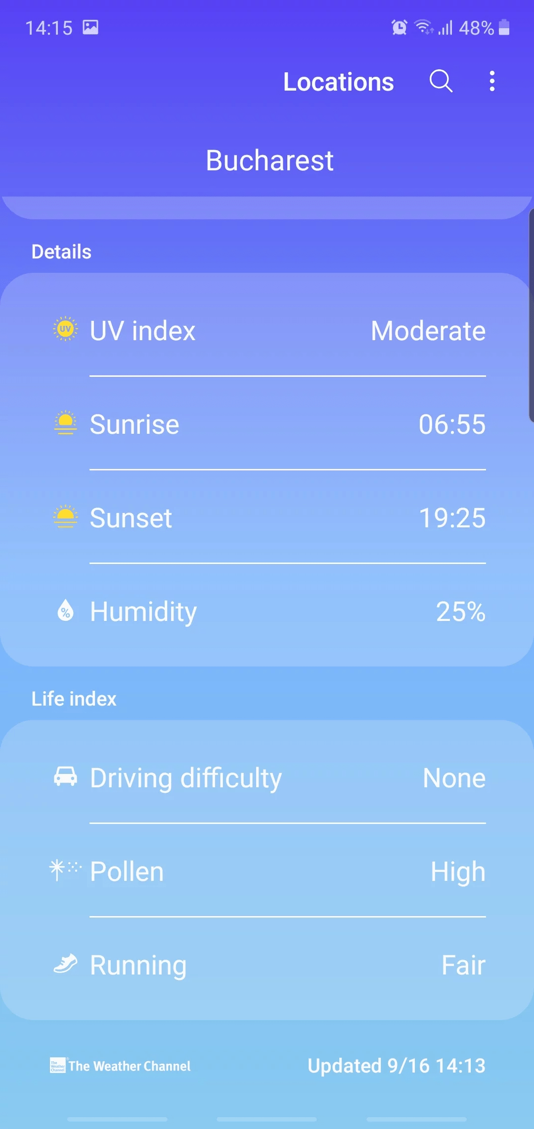 Il widget meteo di Samsung si aggiorna con tante novità e non solo per