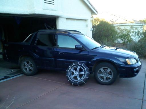 Utahns tips on snow chains? With AWD, on front or rear?