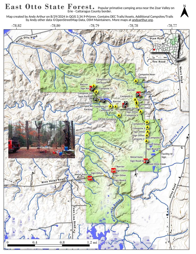 East Otto State Forest Maps, Photos, Videos, Aerial Photography