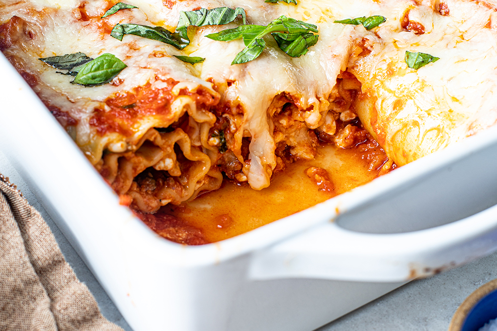 Broccoli Rabe and Cauliflower Lasagna Roll Ups Andy Boy