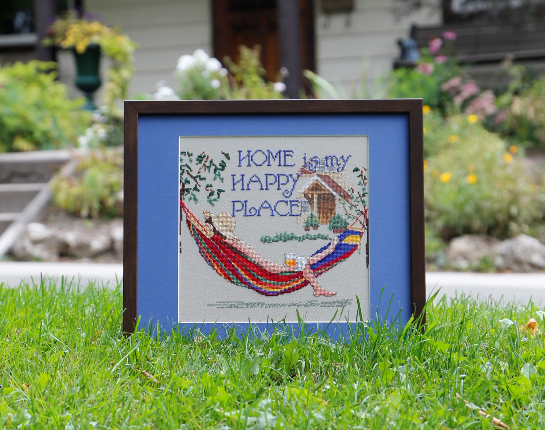Happy Place Cross Stitch ANPTmag