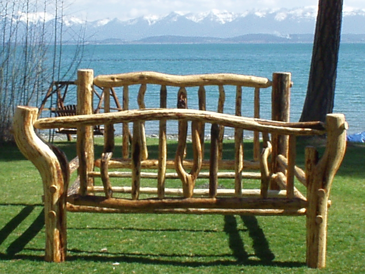 KNOTTY PINE LOG FURNITURE