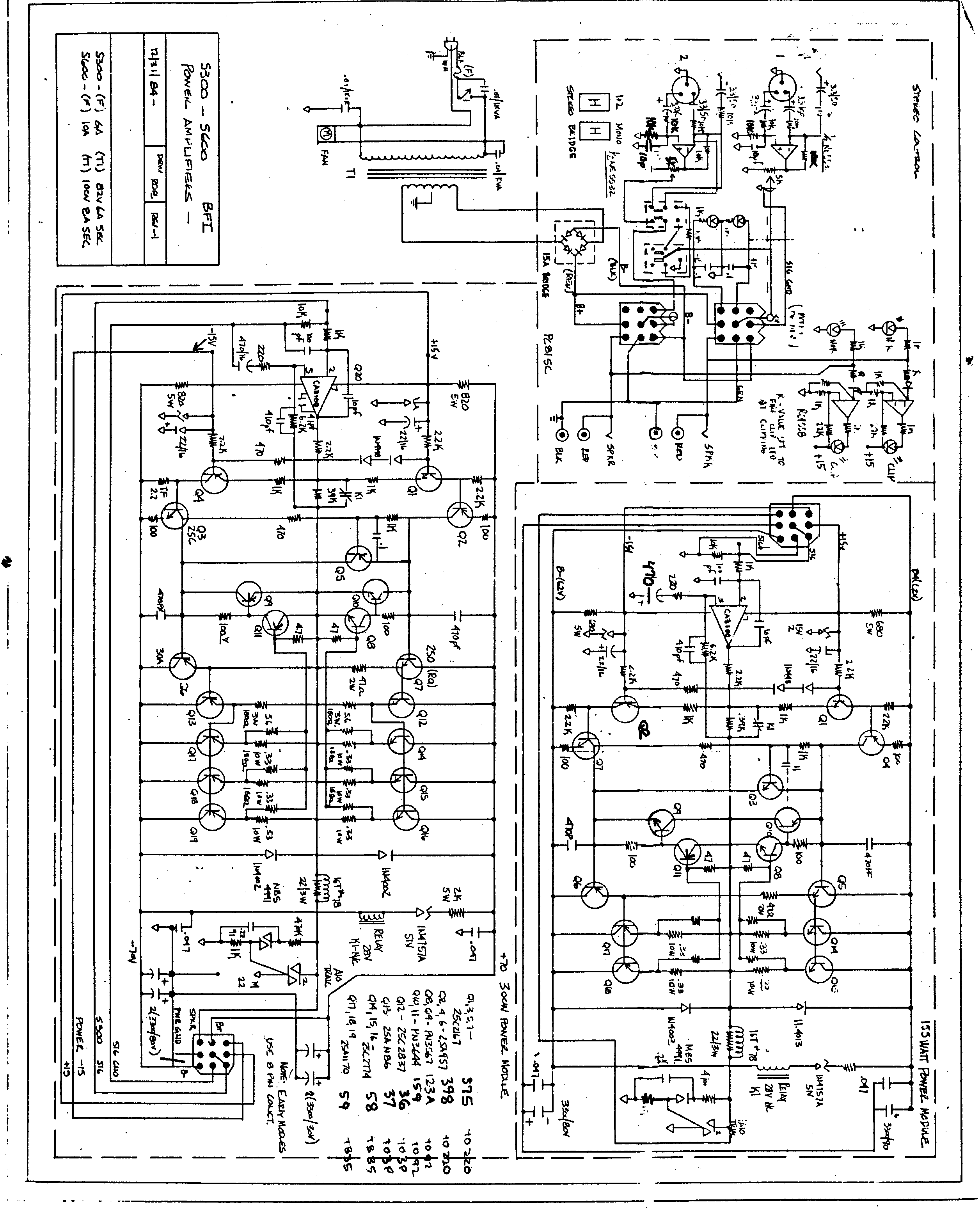 harmony amp schematic