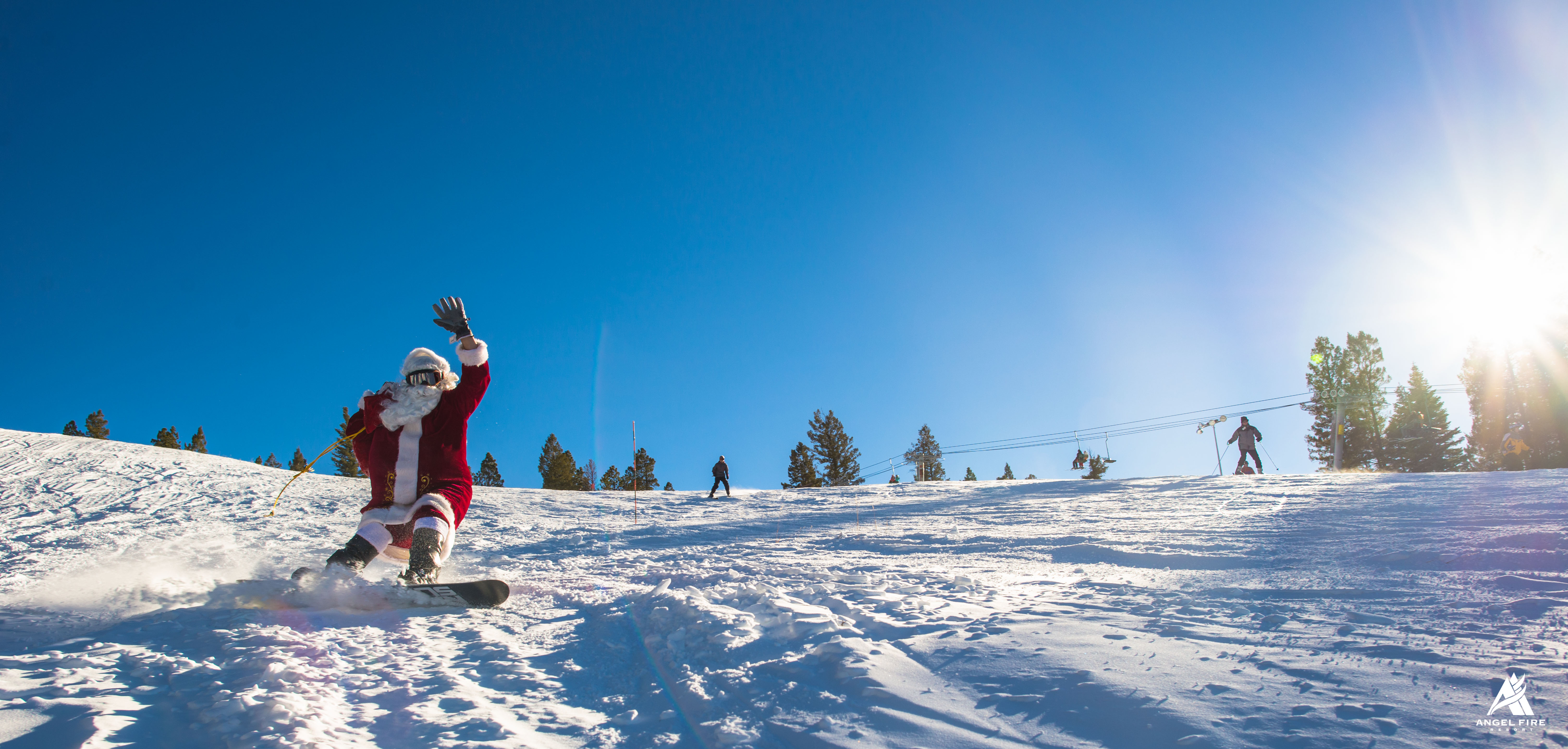 Ski & Snowboard with Santa Angel Fire Resort