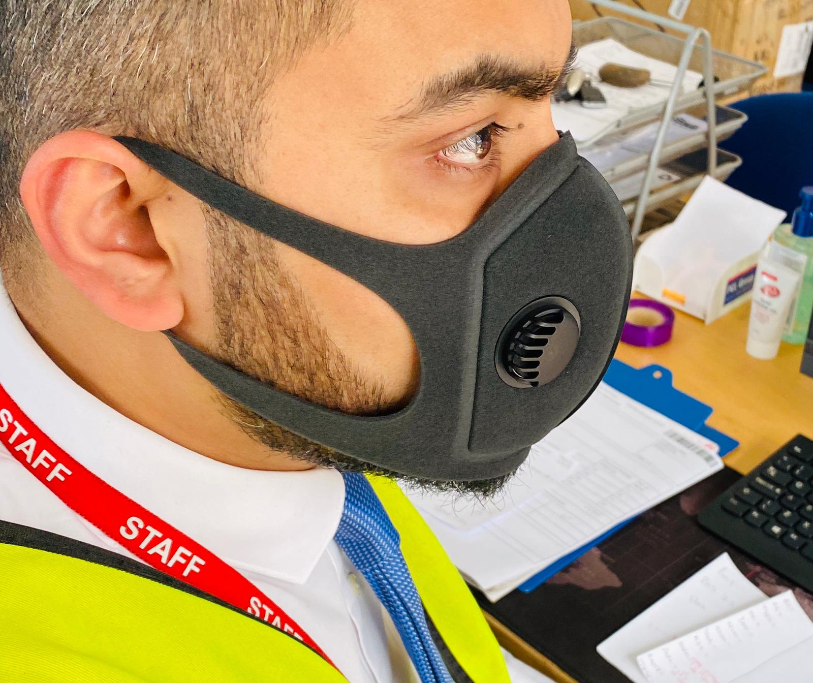 KN95 Black Mask Angel Recovery 247