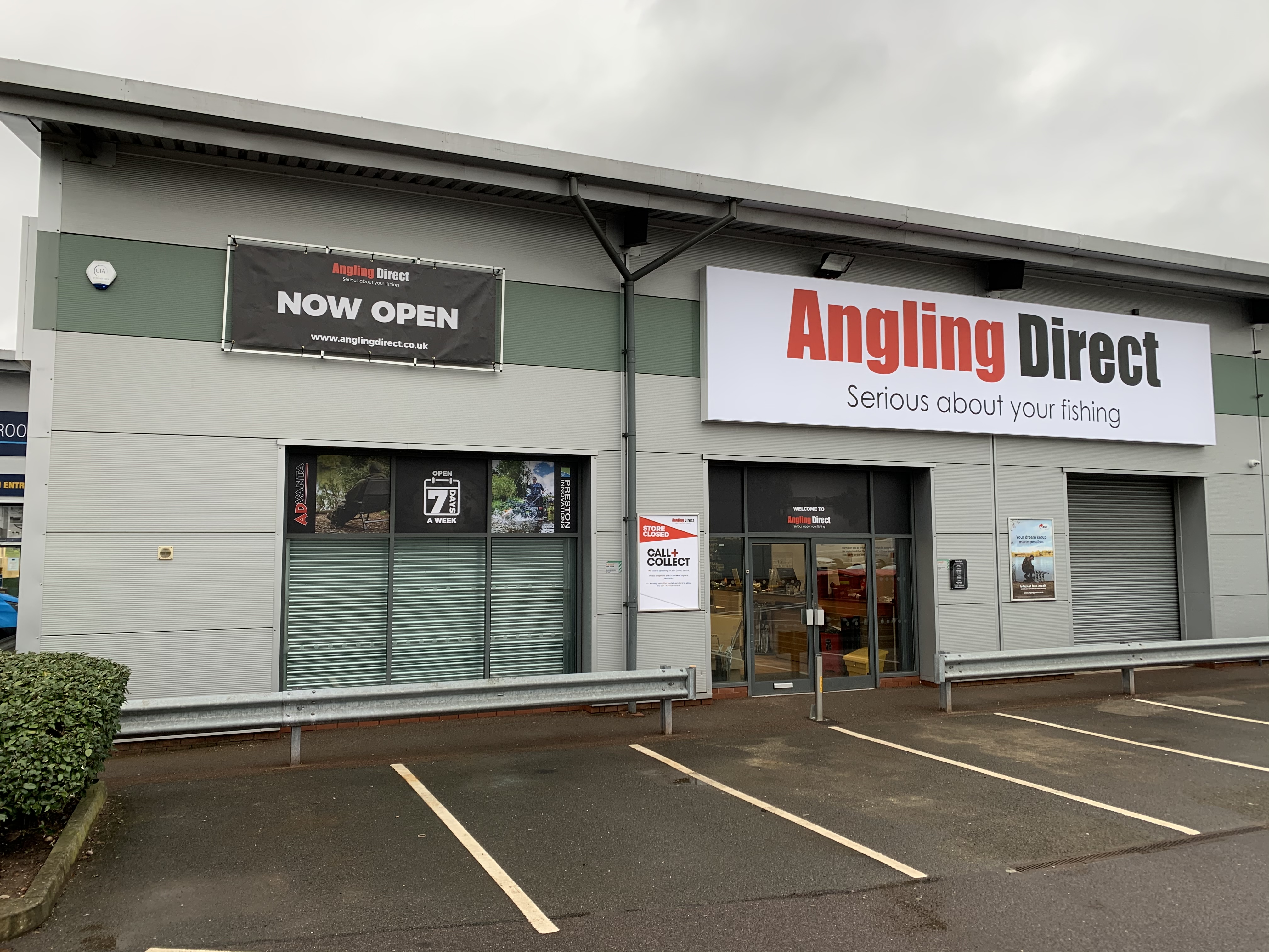 We are Now Open Angling Direct Redditch Store