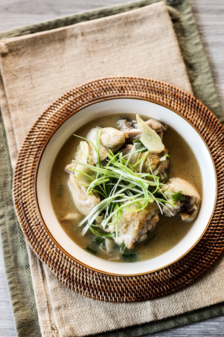 Taiwanese Sesame Oil Chicken Soup Ang Sarap