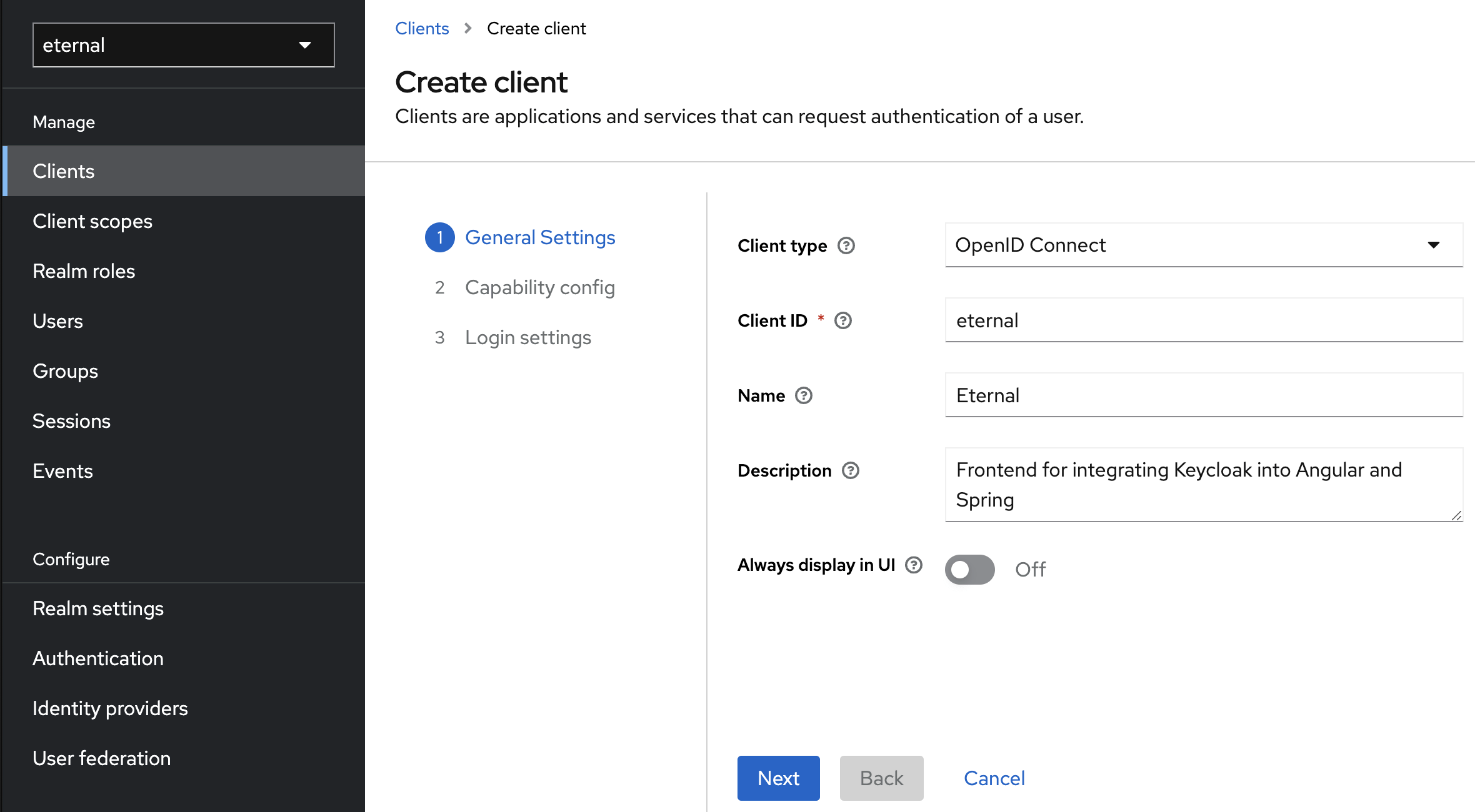 OAuth 2 with Spring, Angular, Keycloak Spring for Resource Server