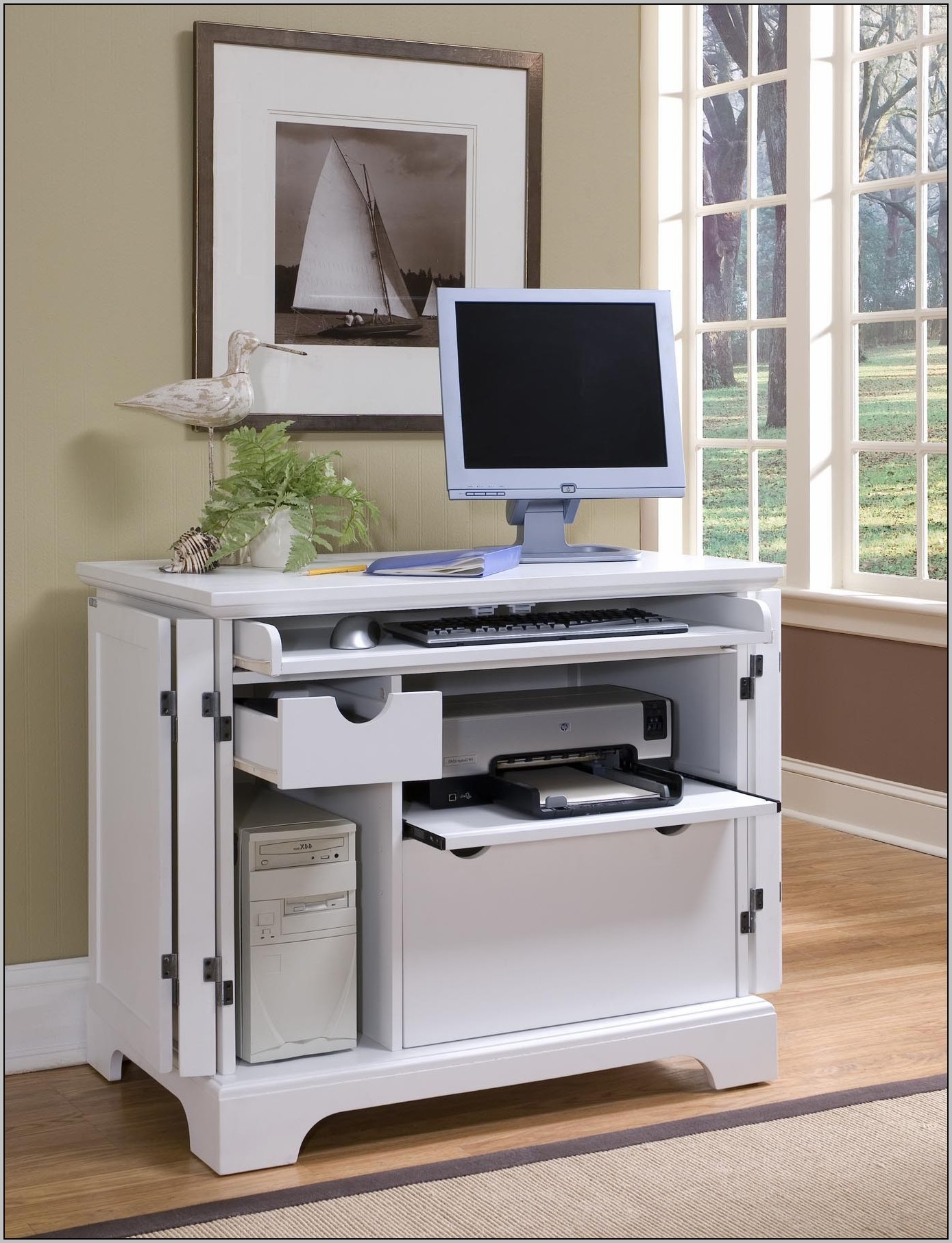 Compact Computer Desk With Storage Desk Home Design Ideas  Compact Computer Desk With Storage Desk Home Design Ideas