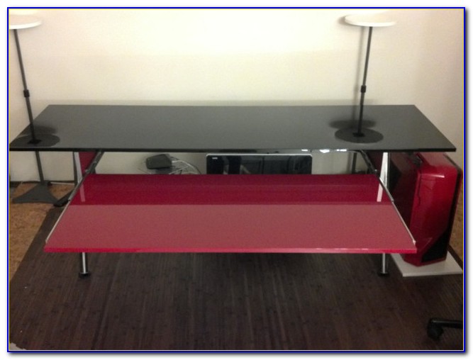 Ikea Computer Desk With Keyboard Drawer Desk Home Design Ideas 