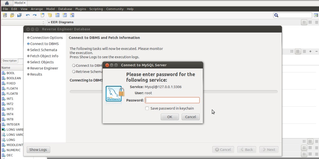 Installation and usage procedure of MySql Workbench in Ubuntu 12.04 Anil Labs