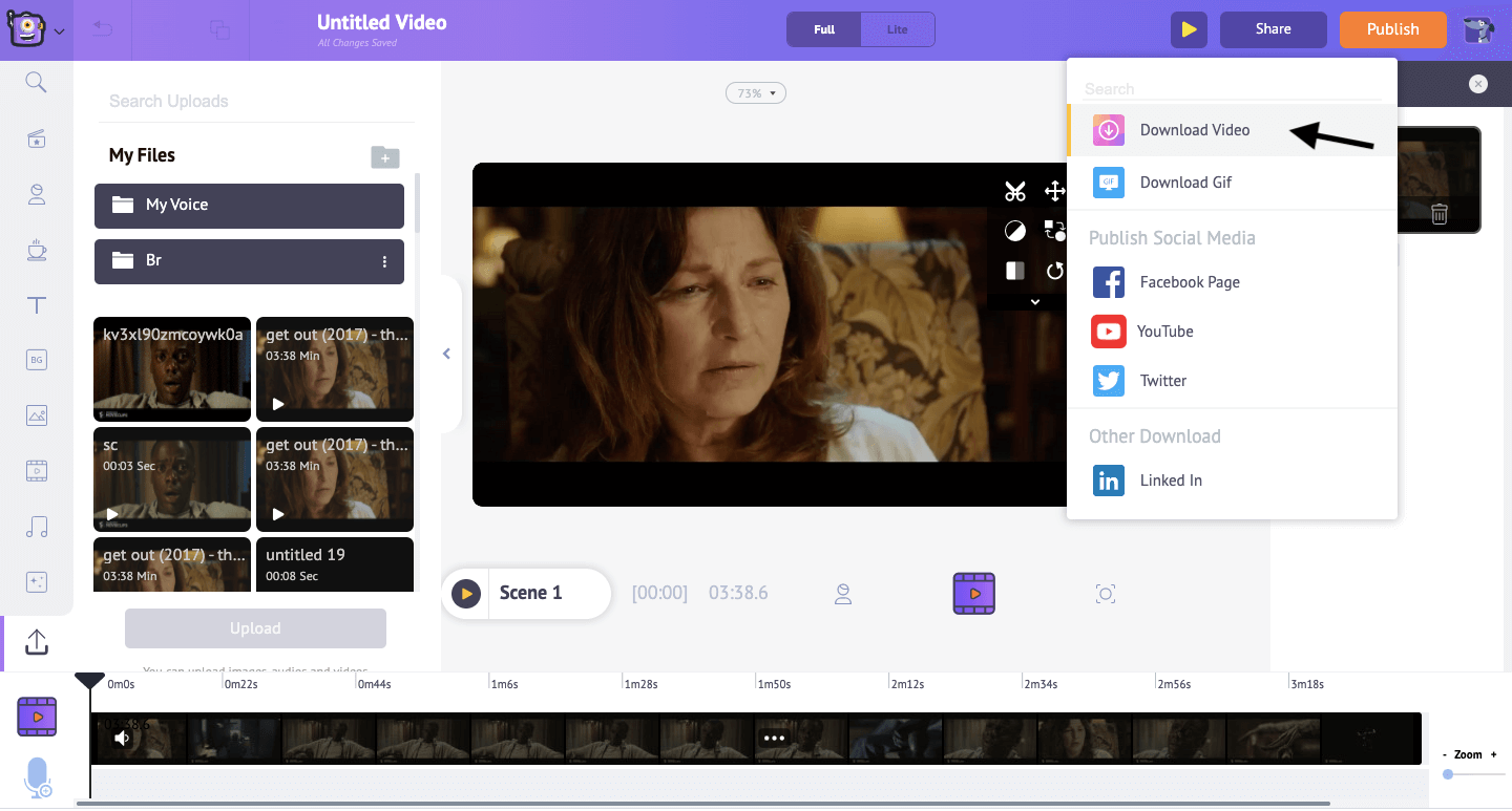 How to loop a video Animaker
