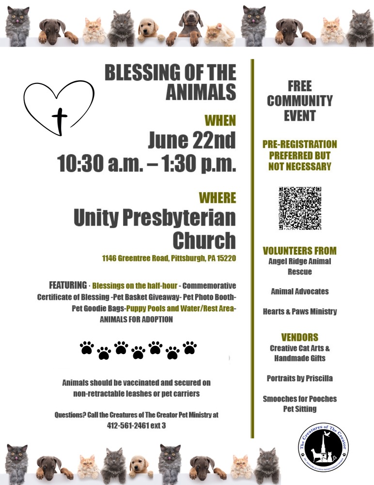 Blessing Of The Animals 2025 Near Me San Diego 2025 Schedule Blessing of the Animals hosted by Unity Presbyterian Church Animal