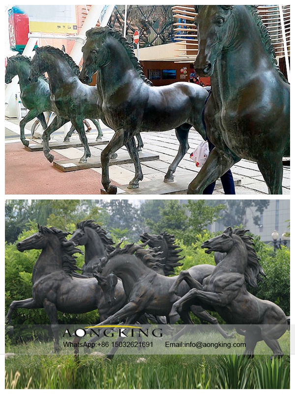 Antique Bronze Horse Animal Sculptures sculpture copper bronze statue