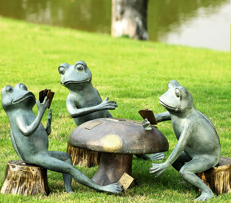 Frog Sculptures Various Forms Of Movement Frog