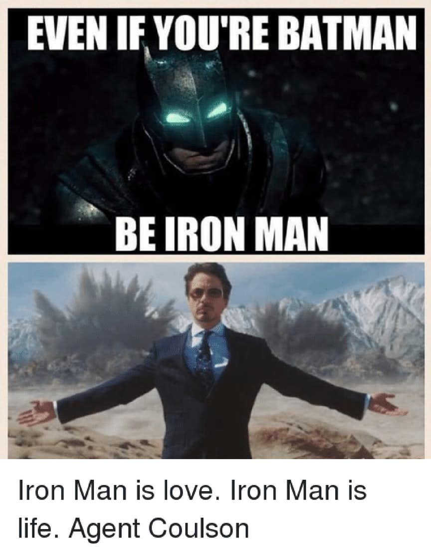 15 Most Savage Iron Man vs Batman Memes! Animated Times