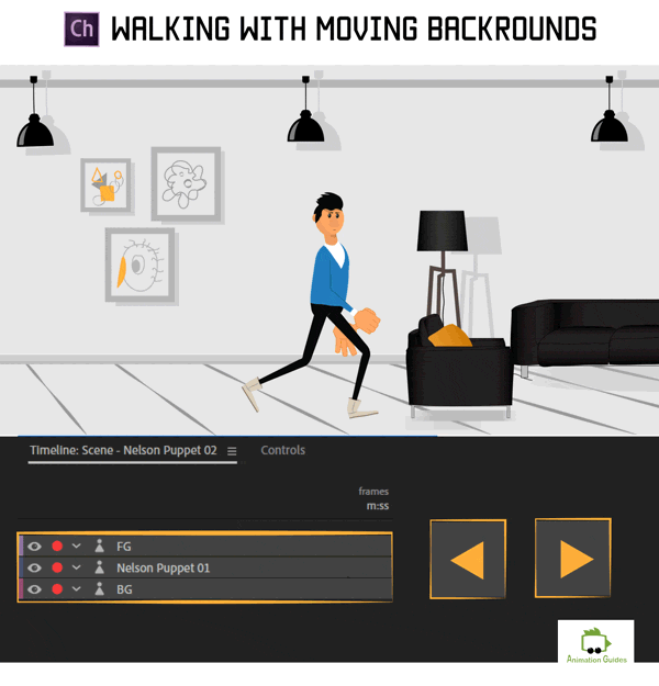How to Add Moving Backgrounds in Adobe Character Animator